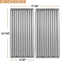 Emitter Plates For Char-Broil 2 Burner 463270615, 463273615, 463241014, 463270614, 463273614, 466242014, 463241013, 463270613 Gas Grill -Cheap Grill Store 71ExXjz4O5L. AC SL1500