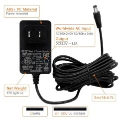 Power Cord Part 801130 With 15 Foot Cord Power Cord Adapter Replacement For Char-Griller Gravity Fed 980 And E6480 Akorn Auto-Kamado Charcoal Grills -Cheap Grill Store 71GFQ6sBK3L. SL1500