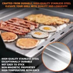 Full Size Griddle For Weber Genesis 325/335(2022), Genesis II & Genesis II LX 300 Series (2017 And Newer), Stainless Steel Griddle Insert With Handles -Cheap Grill Store 71H4ZRiSSGL. AC SL1500 117eaf8f d5a2 49af ae83 4b13aebdcf8c