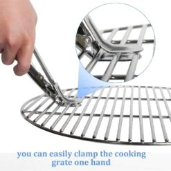 Stainless Steel Grill Grate Lifter Gripper, Grill Accessories For Big Size Kamado Green Egg Primo Grill Dome Kamado Charcoal Smoker Louisiana Grills -Cheap Grill Store 71Hv5g ebNL. AC SL1500
