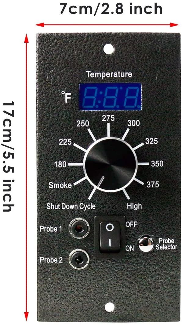 Digital Pro Thermostat Temperature Controller Upgrade Kit For Traeger Pro Series 34 TFB88PUB Pellet Grill, BAC365 4 Digital Pro Thermostat Temperature Controller Upgrade Kit For Traeger Pro Series 34 TFB88PUB Pellet Grill, BAC365 - Image 2