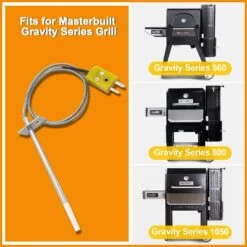 9904190024 Temperature Probe Kit For Masterbuilt Gravity Series 560, 800, 1050 XL Series Digital Charcoal Smoker Grills -Cheap Grill Store 71ILR13FyNL. AC SL1500