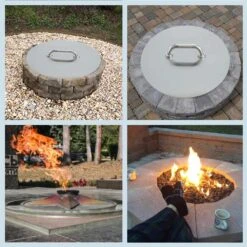 Stainless Steel 22 Inch Dia Round Drop-in Patio Fire Pit Burner Pan Ring Lid Cover -Cheap Grill Store 71IZ5XvzsfL. AC SL1500 66a2695a a020 45d6 a853 83e01a2d96cf