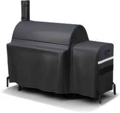 Premium Grill Cover For Oklahoma Joe's 17202053, 2855872P04 Longhorn Reverse Flow Smoker Offset Charcoal Grill