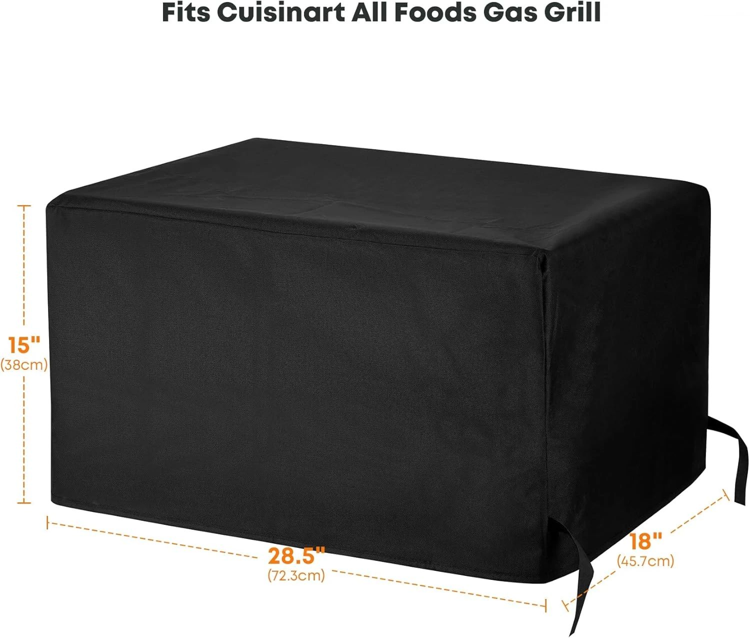 Outdoor Waterproof Gas Grill Cover Fits Cuisinart All Foods Gas Grill, Replacement For Cuisinart CGC-21 4 Outdoor Waterproof Gas Grill Cover Fits Cuisinart All Foods Gas Grill, Replacement For Cuisinart CGC-21 - Image 2