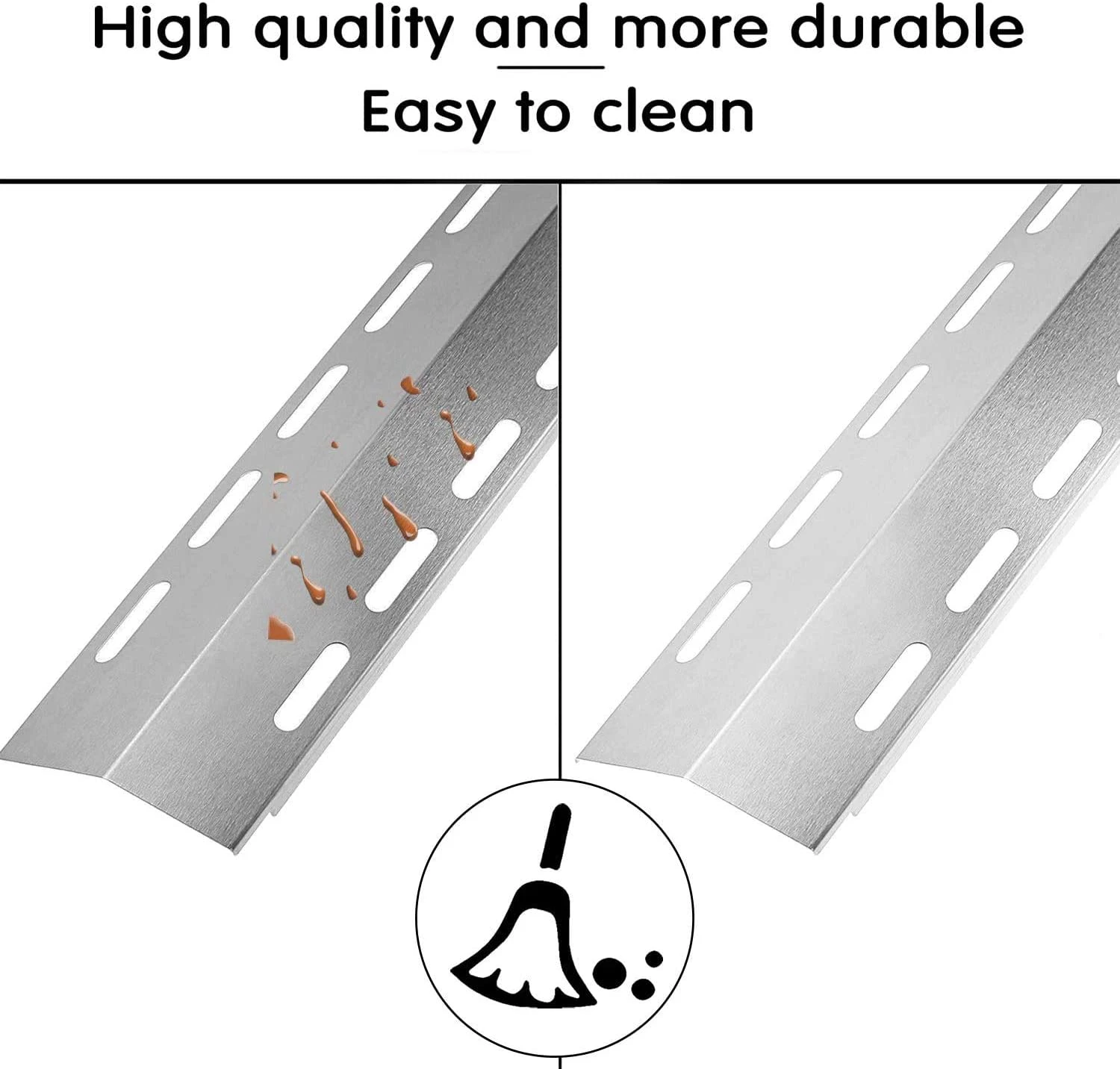 Heat Plates For Ducane 30400042, 30400043, 30400045, 30458501, 30500701, 30500097 Gas Grills 5 Heat Plates For Ducane 30400042, 30400043, 30400045, 30458501, 30500701, 30500097 Gas Grills - Image 3