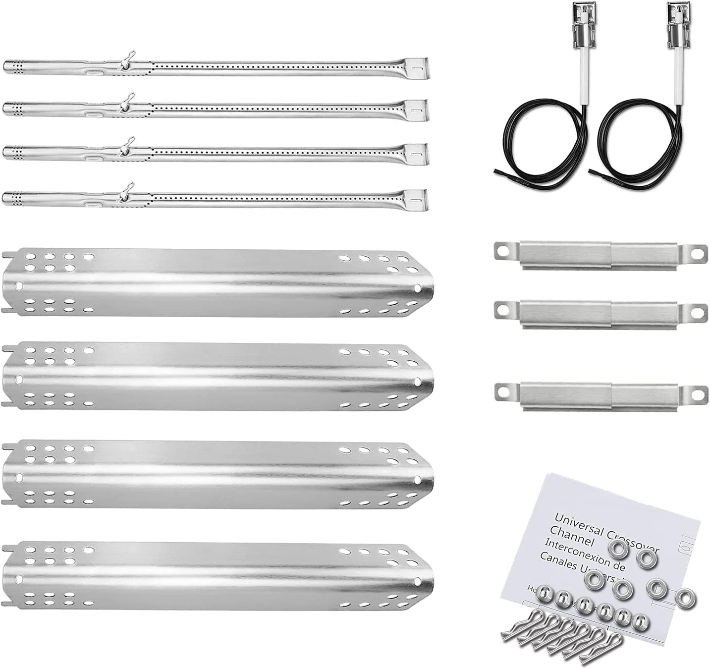 Grill Parts Kit For Char-Broil 4 Burner 463433016, 466433016, 463344015 Gas Grills 3 Grill Parts Kit For Char-Broil 4 Burner 463433016, 466433016, 463344015 Gas Grills