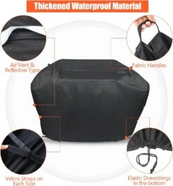 7758 Grill Cover For Weber Genesis 4 Burner Gas Grills Made At 2022 And Newer Models, For Genesis E-435, S-435, SPX-435, 72"W X 28"D X 48"H -Cheap Grill Store 71LVMsFw5RL. AC SL1500