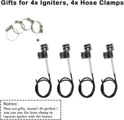 Grill Repair Kit Fits Char-broil Classic 467300115, 463434413 And Gas2Coal Hybird 463278418, 463278419 4 Burner Gas Grills -Cheap Grill Store 71MVbylvR3L. AC SL1500 5e1c8d06 8f32 44f6 94f7 78eb1224ce50