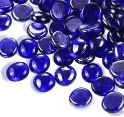 1/2'' Patio Heaters Blue Fire Beads Glass Reflective Tempered Fire Beads Rocks For Fire Pits, Fireplace And Fire Bowl -Cheap Grill Store 71NorYlBqcL. AC SL1500