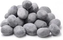24pcs Grey Light Weight Ceramic Fiber Pebble Stones For Indoor, Gas Inserts, Ventless, Vent Free, Electric, Outdoor Fireplaces And Fire Pits -Cheap Grill Store 71NuOcnCAGS. AC SL1500