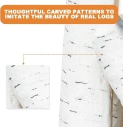 6Pcs Small Birch Ceramic Wood Logs & Accessories For All Types Of Gas Fire Pits Inserts, Ventless & Vented, Propane, Gel, Ethanol, Outdoor Fireplaces -Cheap Grill Store 71OFaoW6n7S. AC SL1500