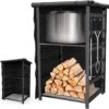 53-Inch Storage Cabinet Station For Solo Stove Yukon/Bonfire/Ranger And Other Fire Pit Accessories, With Adjustable Firewood Storage Racks & Cover 2 53-Inch Storage Cabinet Station For Solo Stove Yukon/Bonfire/Ranger And Other Fire Pit Accessories, With Adjustable Firewood Storage Racks & Cover -Cheap Grill Store 71P3BPFVmiL. AC SL1500