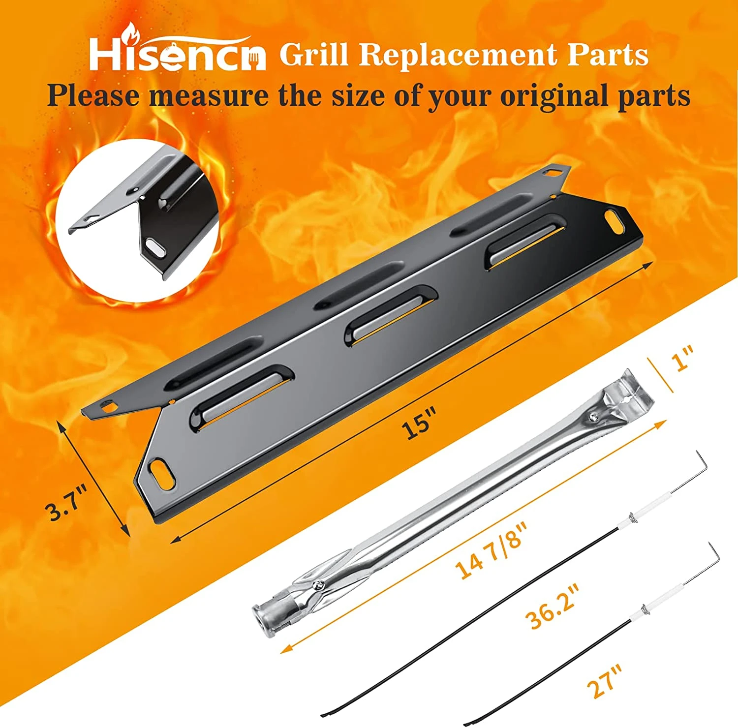 Repair Parts Kit For Members Mark 2 Burner MM-G2001-AB Gas Grill 5 Repair Parts Kit For Members Mark 2 Burner MM-G2001-AB Gas Grill - Image 3