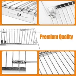 Grill Warming Rack For Char-Broil 4-6 Burner Gas Grills, 18-33'' Length X 7.5'' Width -Cheap Grill Store 71Q1SwjPoSL. AC SL1500