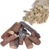 10Pcs Small Fake Wood Logs Ceramic FireLogs And Fiber Pine Cones For Propane Fire Pits Or Gas Fireplaces With 10 Oz. Rock Wool Glowing Embers -Cheap Grill Store 71Q2 OHtGsL. AC SL1000