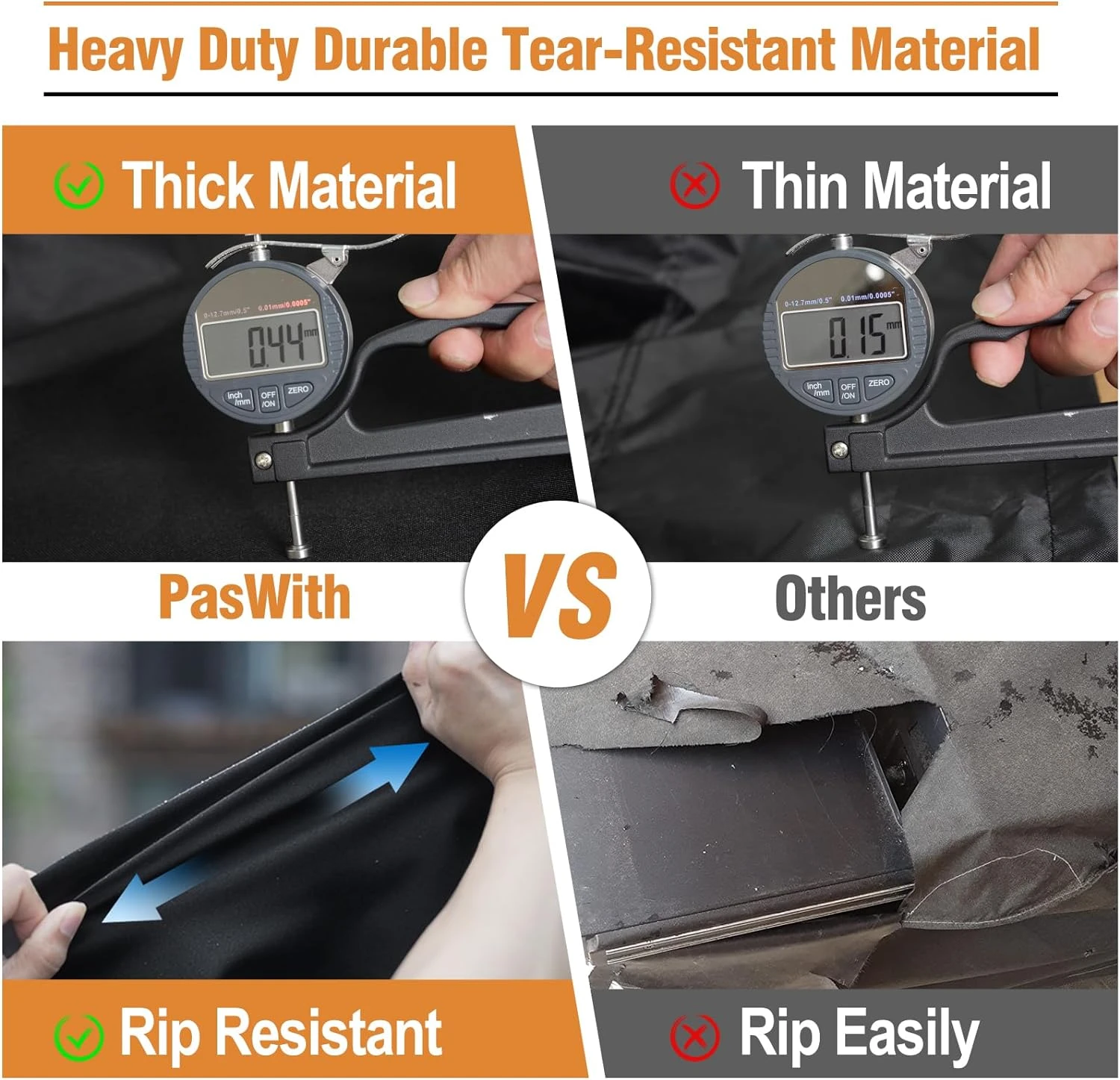 Cover Fits Blackstone 1528 36'' And Tailgater Flat Top Cooking Station And With Shelf Attached, Nexgrill, Camp Chef, Royal Gourmet 4 Cover Fits Blackstone 1528 36'' And Tailgater Flat Top Cooking Station And With Shelf Attached, Nexgrill, Camp Chef, Royal Gourmet - Image 2