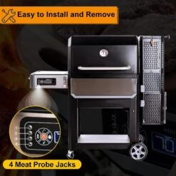 9004190170 Meat Probes Kit Fits Masterbuilt Gravity 560, 800, 1050 Series Digital Charcoal Grill + Smokers, With Grill Clips And Probe Grommet -Cheap Grill Store 71Qmfj1slQL. AC SL1500