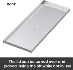 27" X 11" Rectangular Fire Pit Burner Pan Lid Cover Fits 24 X 8 Inch Drop-in Fire Pit Burner Pan -Cheap Grill Store 71QvWtmKuRL. AC SL1500