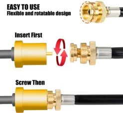 5 Ft Propane Adapter Hose Converter 16.4 Oz Or To 20 Lb Tank, Fits Weber Q Series, Camp Chef Stoves -Cheap Grill Store 71RylamT78L. AC SL1500