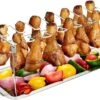 Chicken Leg Wing Rack 14 Slots Stainless Steel Metal Roaster Stand With Drip Tray For BBQ Smoker Grill Or Oven, Dishwasher Safe 2 Chicken Leg Wing Rack 14 Slots Stainless Steel Metal Roaster Stand With Drip Tray For BBQ Smoker Grill Or Oven, Dishwasher Safe -Cheap Grill Store 71SYZEZsE3L. AC SL1000
