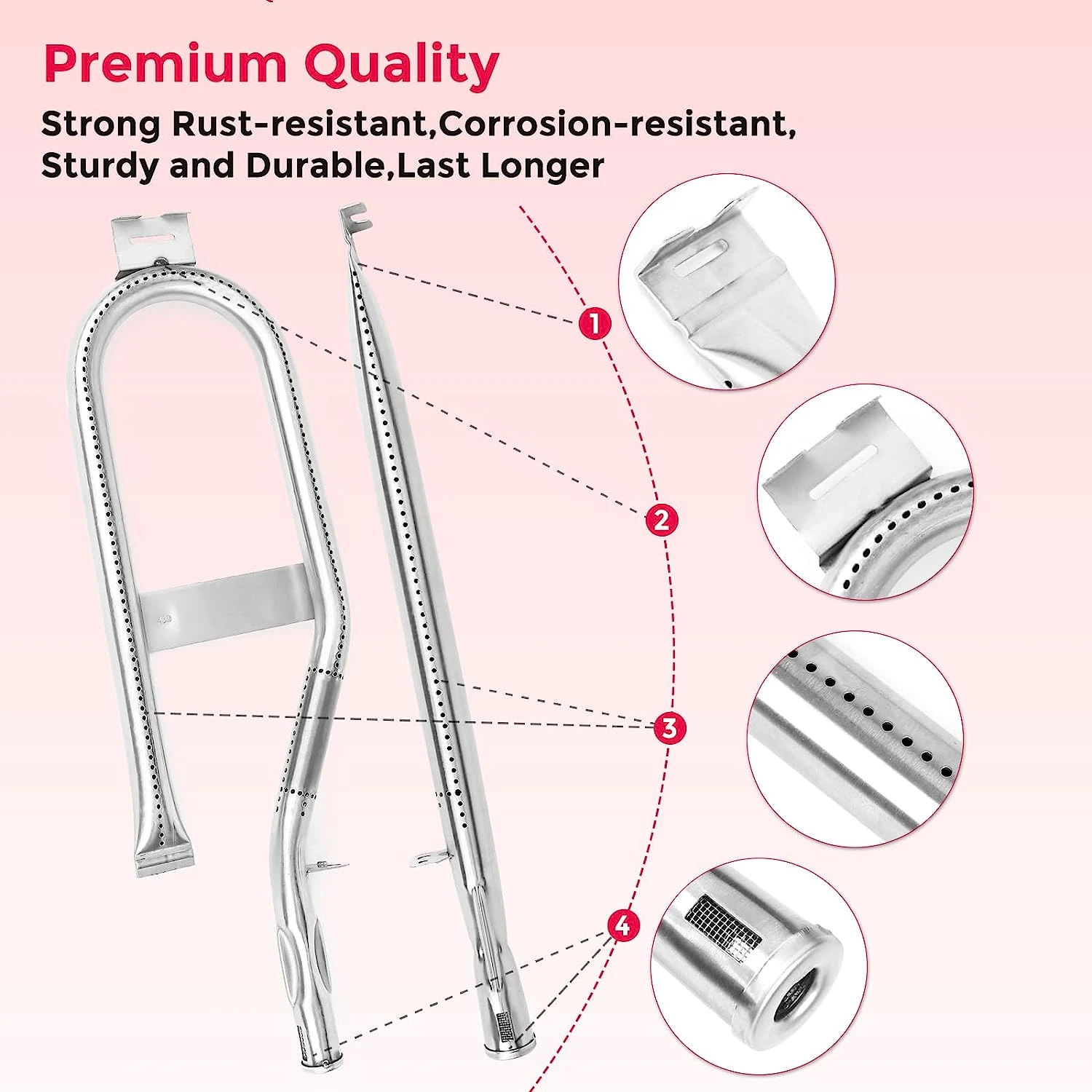 Replacement Parts For Dyna Glo DGH373CRP, DGH371CRF, DGF371CRP-D 3 Burner Gas Grills 10 Replacement Parts For Dyna Glo DGH373CRP, DGH371CRF, DGF371CRP-D 3 Burner Gas Grills - Image 8