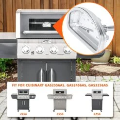 Temperature Gauge Thermometer For Cuisinart GAS2556AS, GAS2456AS, GAS2256AS Gas Grills -Cheap Grill Store 71SoL8dEEnL. SL1500