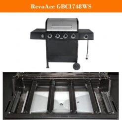 Grill Parts Kit For RevoAce GBC1748WS, GBC1748WPF, GBC1768WB, GBC1646WRS Gas Grills, 4 Pack Stainless Steel Burner & Porcelain Steel Heat Plate 12 Grill Parts Kit For RevoAce GBC1748WS, GBC1748WPF, GBC1768WB, GBC1646WRS Gas Grills, 4 Pack Stainless Steel Burner & Porcelain Steel Heat Plate -Cheap Grill Store 71TmLDVponL. AC SL1500 89af77c7 b59b 4494 a097 58232fe35f65