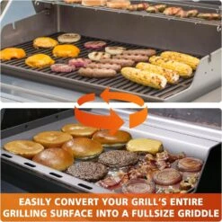 Full Size Griddle For Weber Genesis 300 Series E310, E320, E330, S310, S320, S330 (2007-2016), Carbon Steel Griddle Insert With Handle -Cheap Grill Store 71UQeYvcRZL. AC SL1500