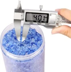 Pacific Ocean Blue Crushed Fire Glass Reflective Tempered Pebbles Gravel Marbles For Crafts Resin Art, Garden Decoration, Fireplace, 2 Lbs Jar 3-6mm -Cheap Grill Store 71UWjqQND L. AC SL1500