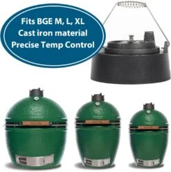 Cast Iron Damper Chimney Vented Cap For Big Green Egg, BGE Accessories Daisy Wheel For BGE M, L, XL, XXL, Ceramic Kamado Grill Replacement Parts -Cheap Grill Store 71UnMOXIguL. AC SL1500