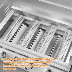 Heat Plate Shield Kit For Bull 16631, 16520, Bull Angus 4 Burner 47629, BBQ Gas Grill Heat Shield Burner Cover Flame Tamer -Cheap Grill Store 71X7Ry7IEbL. AC SL1500