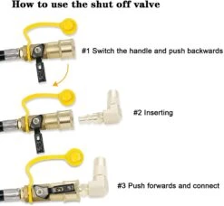 12 Feet LP Propane Gas 1/4 Hose With Quick Connect -Cheap Grill Store 71XBYHngXxL. AC SL1500