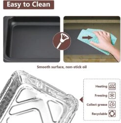 Grease Catch Drip Pan For Weber Spirit & Spirit II E-210, E-310, S-210, S-310 Series Gas Grills, Fits Weber 67047, With 6415 Aluminum Liner Kit -Cheap Grill Store 71YBMFMan3L. AC SL1500