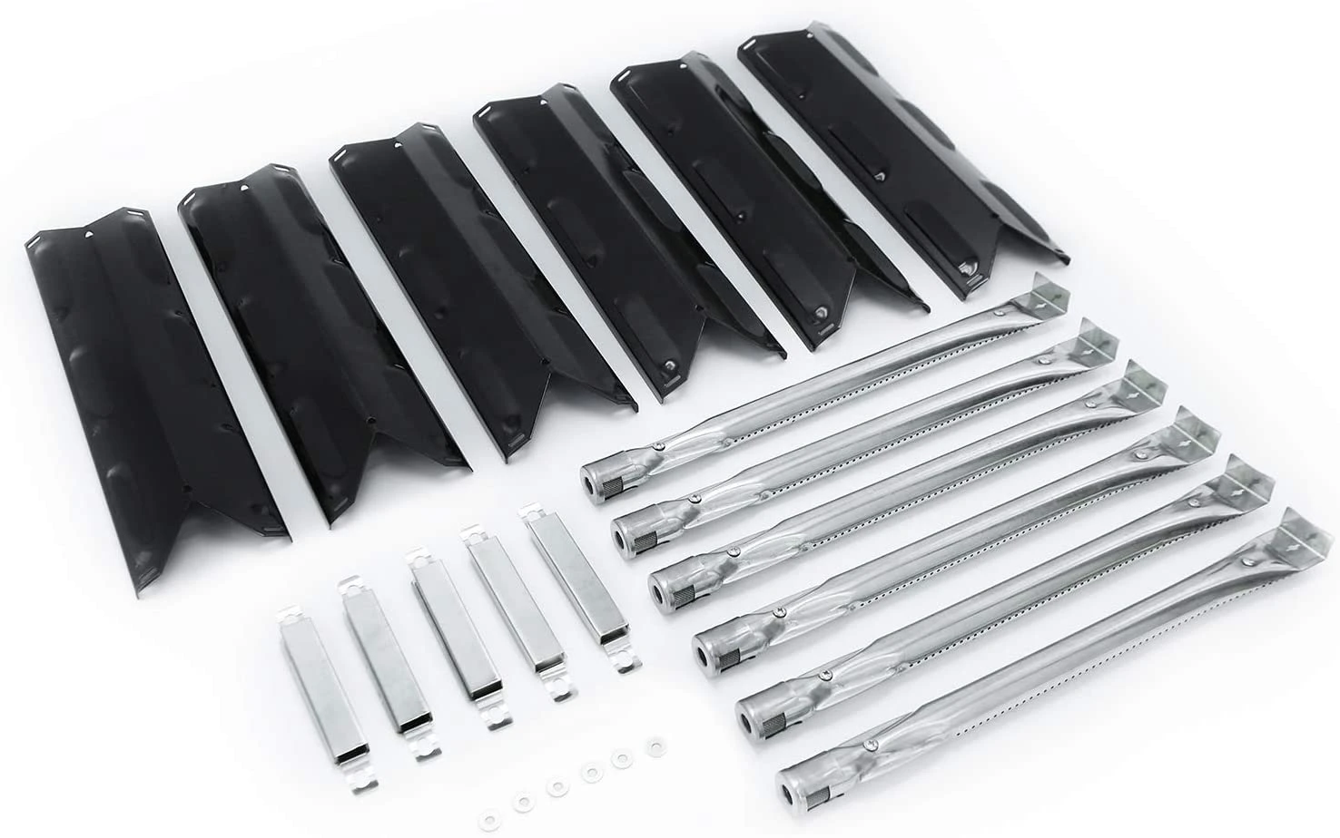 Grill Parts Kit For BBQ Pro 6 Burner 146.23770310, 146.2367631, 146.23676310, Burner, Heat Plates Set 3 Grill Parts Kit For BBQ Pro 6 Burner 146.23770310, 146.2367631, 146.23676310, Burner, Heat Plates Set