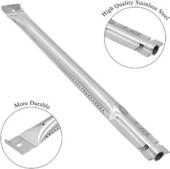 Repair Kit For Charbroil 5 Burner Commercial 463268806 Gas Grill, Grill Burner Tube, Heat Plate Tent Shield Deflector, Crossover Tube -Cheap Grill Store 71 3rcj4bQL. AC SL1500