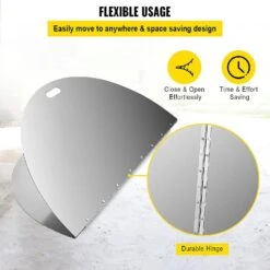 Stainless Steel 40 Inch Dia Round Patio Foldable Fire Pit Burner Pan Ring Lid Snuff Spark Screen Cover -Cheap Grill Store 71 eMLai8lL. AC SL1500