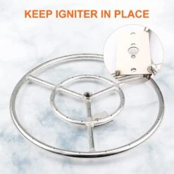18'' X 18'' Stainless Steel Round Fire Pit Burner Ring And Spark Ignition Hose Installation Kit For LP Propane Gas Fire Pits And Fire Bowls -Cheap Grill Store 71 iMRkrL L. AC SL1500 29b58152 e654 4aba a2d2 47f38251296a