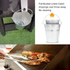 Wood Pellet Grill Nexgrill Drip Grease Bucket And 15 Pack Disposable Foil Liners Kit -Cheap Grill Store 71asC0ljo7L. AC SL1500 658fe036 25ab 4bac a4da 2648a4bdfc28