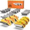 6 Pcs Taco Holder Stand Trays, Oven & Grill Safe Stainless Steel Taco Racks With Handles, Fill & Serve Tacos With Ease 1 6 Pcs Taco Holder Stand Trays, Oven & Grill Safe Stainless Steel Taco Racks With Handles, Fill & Serve Tacos With Ease -Cheap Grill Store 71ayPvyDGfL. AC SL1500