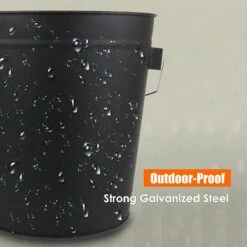 5.2 Gallon Coal Ash Bucket, Pellet Container And Pellet Storage Bucket For Fireplace, Stoves, Pellet Grills -Cheap Grill Store 71b41 lLcML. AC SL1500