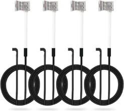 Grill Ignitor Wire Kit & Ignition Electrode Replacement Parts For Nexgrill 720-0925, 720-0925P 4 Burner Grills