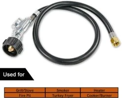 5FT Hose Regulator LP Propane Conversion Kit, QCC1/Type 1 -Cheap Grill Store 71eFLJ013 L. AC SL1500 1