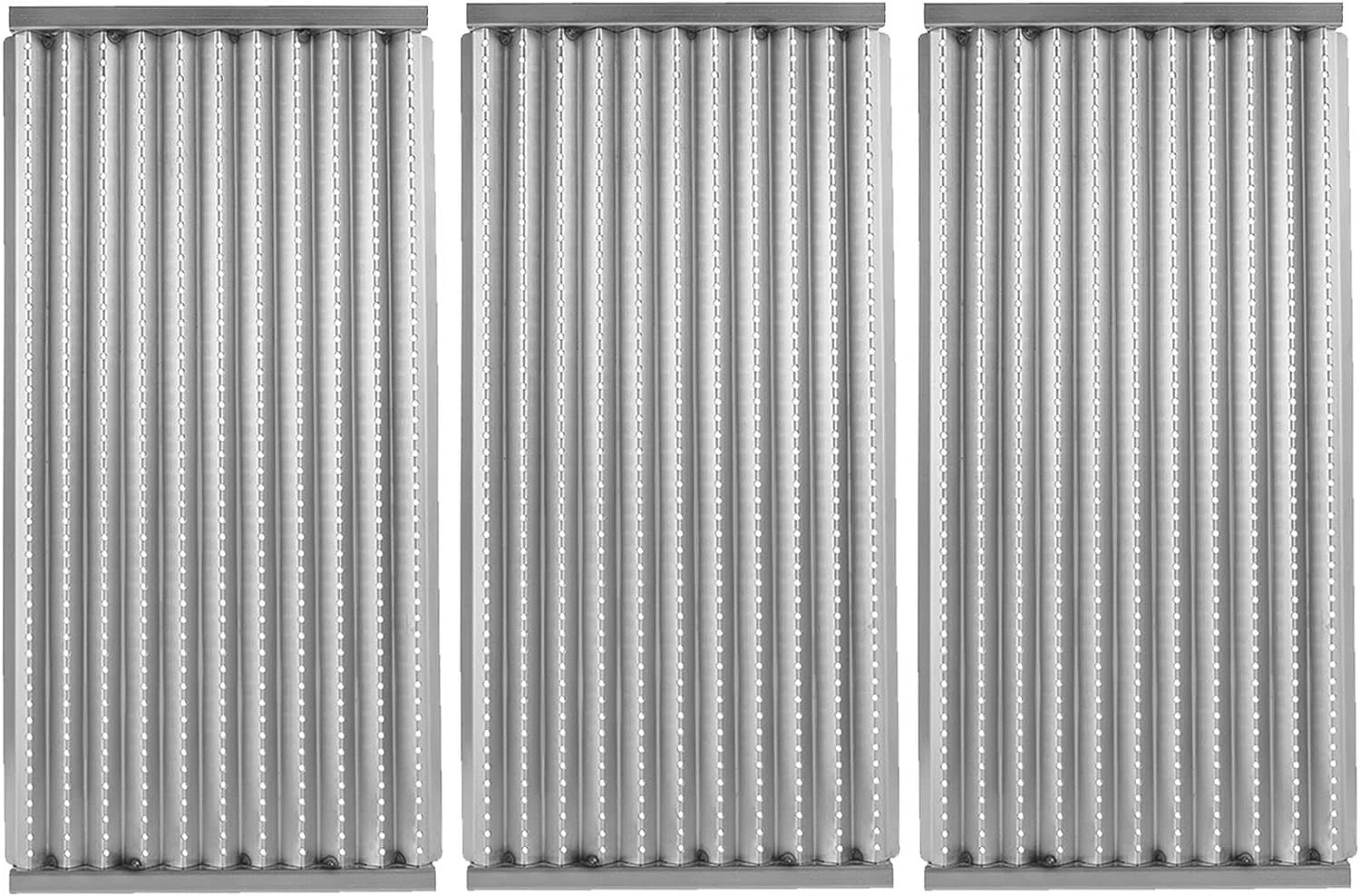 Emitter Plates For Char-Broil 3 Burner 463270512, 463270912, 463271912, 463232011, 463257111, 463270911, 463257110, 463270910 Gas Grill 3 Emitter Plates For Char-Broil 3 Burner 463270512, 463270912, 463271912, 463232011, 463257111, 463270911, 463257110, 463270910 Gas Grill