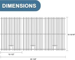 Cooking Grates Fit For Kitchen Aid 860-0003, 860-0003B, 860-0003C, 870-0003, 870-0003C 5 Burner Gas Grills -Cheap Grill Store 71fkfmSqMfL. AC SL1500