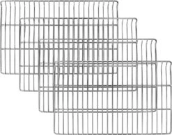 Jerky Smoking Rack Grates For Masterbuilt 40 Inch Electric Smokers, 3 Pack 19.69 X 12.2 Replacement Parts