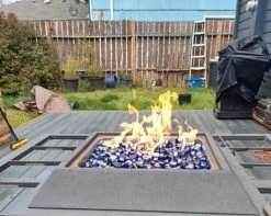 18'' X 18'' Stainless Steel Round Fire Pit Burner Ring And Spark Ignition Hose Installation Kit For LP Propane Gas Fire Pits And Fire Bowls -Cheap Grill Store 71fwNwlFdjL. AC