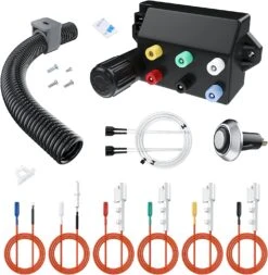 Igniter Kit 66356 For Weber Genesis II E-610 6 Burner Gas BBQ Grills, Grill Replacement Parts