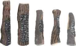 5Pcs Ceramic Wood Fake FireLogs For Indoor Gas Inserts, Ventless & Vented, Propane, Gel, Ethanol, Electric Or Outdoor Fireplaces & Fire Pits 11 5Pcs Ceramic Wood Fake FireLogs For Indoor Gas Inserts, Ventless & Vented, Propane, Gel, Ethanol, Electric Or Outdoor Fireplaces & Fire Pits -Cheap Grill Store 71gh7ImBETL. AC SL1500