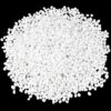 2 Lbs Jar 3-6mm White Porcelain Round Crushed Fire Pit Glass Glitter Glass Pebbles Gravel Stone For Crafts Resin Art, Garden Decoration, Fireplace